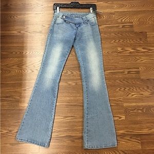 Y2K, low rise Jean , bootcut, bling